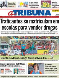 Capa do jornal A Tribuna 10/06/2019