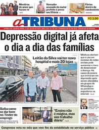 Capa do jornal A Tribuna 17/07/2019