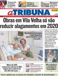 Capa do jornal A Tribuna 21/05/2019
