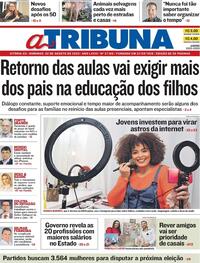 Capa do jornal A Tribuna 02/08/2020