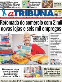 Capa do jornal A Tribuna 06/11/2020