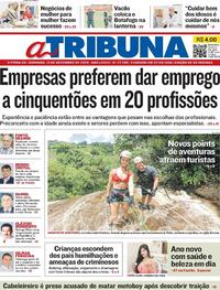 Capa do jornal A Tribuna 13/12/2020