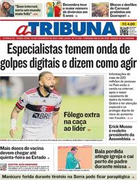 Capa do jornal A Tribuna 02/02/2021