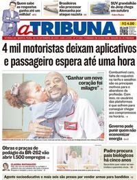 Capa do jornal A Tribuna 02/09/2021