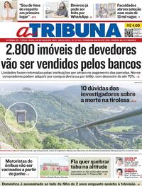 Capa do jornal A Tribuna 04/05/2021
