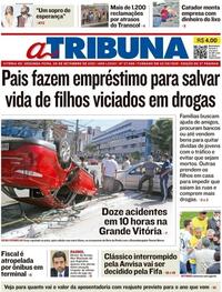 Capa do jornal A Tribuna 06/09/2021