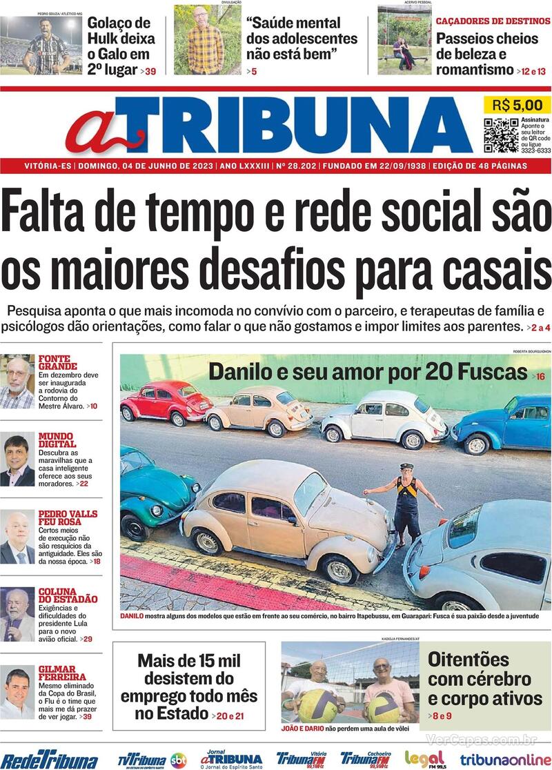 Capa A Tribuna Domingo 9 De Abril De 2023 1281