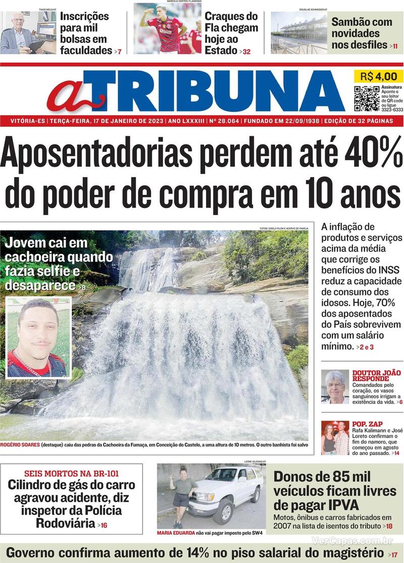 Capa A Tribuna Quinta 9 De Julho De 2020 1261