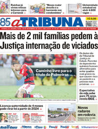 Capa do jornal A Tribuna 30/11/2023