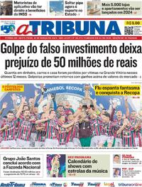 Capa do jornal A Tribuna 01/03/2024