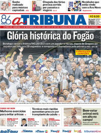 Capa do jornal A Tribuna 01/12/2024