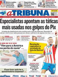 Capa do jornal A Tribuna 02/03/2024