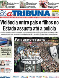 Capa do jornal A Tribuna 02/12/2024