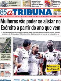 Capa do jornal A Tribuna 03/06/2024
