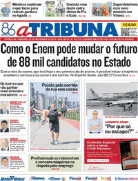 Capa do jornal A Tribuna 03/11/2024