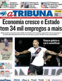 Capa do jornal A Tribuna 04/03/2024
