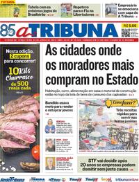 Capa do jornal A Tribuna 04/06/2024