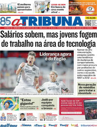 Capa do jornal A Tribuna 04/08/2024