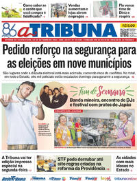Capa do jornal A Tribuna 04/10/2024