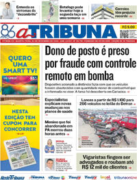 Capa do jornal A Tribuna 04/12/2024