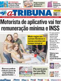 Capa do jornal A Tribuna 05/03/2024