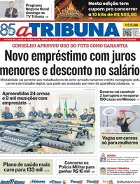 Capa do jornal A Tribuna 05/06/2024