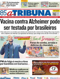 Capa do jornal A Tribuna 05/07/2024