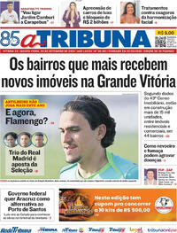 Capa do jornal A Tribuna 05/09/2024