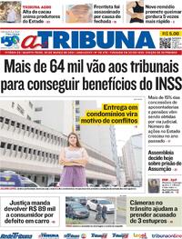 Capa do jornal A Tribuna 06/03/2024