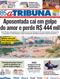 Capa do jornal A Tribuna 06/09/2024