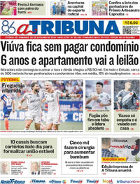 Capa do jornal A Tribuna 06/10/2024