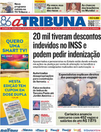 Capa do jornal A Tribuna 06/12/2024