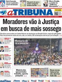 Capa do jornal A Tribuna 07/04/2024