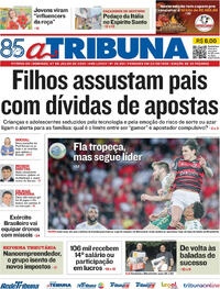 Capa do jornal A Tribuna 07/07/2024