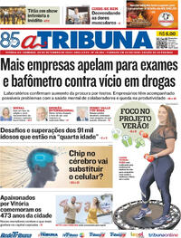 Capa do jornal A Tribuna 08/09/2024