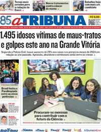 Capa do jornal A Tribuna 09/09/2024