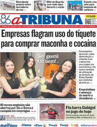 Capa do jornal A Tribuna 13/11/2024