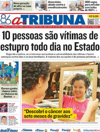 Capa do jornal A Tribuna 14/10/2024