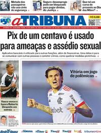 Capa do jornal A Tribuna 15/04/2024