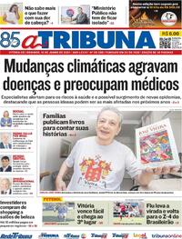 Capa do jornal A Tribuna 16/06/2024