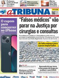 Capa do jornal A Tribuna 17/04/2024