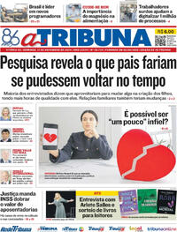 Capa do jornal A Tribuna 17/11/2024
