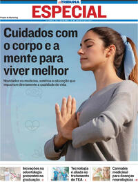 Capa do jornal A Tribuna 18/08/2024
