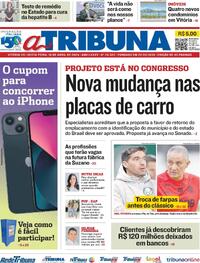 Capa do jornal A Tribuna 19/04/2024