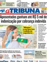 Capa do jornal A Tribuna 20/02/2024