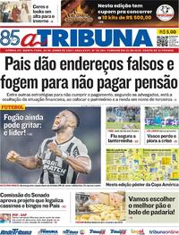 Capa do jornal A Tribuna 20/06/2024