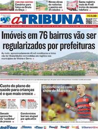 Capa do jornal A Tribuna 21/02/2024