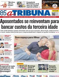 Capa do jornal A Tribuna 23/06/2024