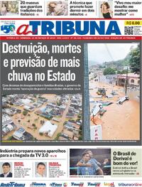 Capa do jornal A Tribuna 24/03/2024