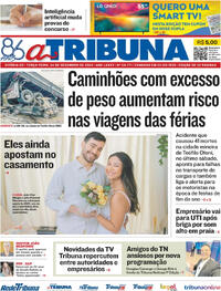 Capa do jornal A Tribuna 24/12/2024